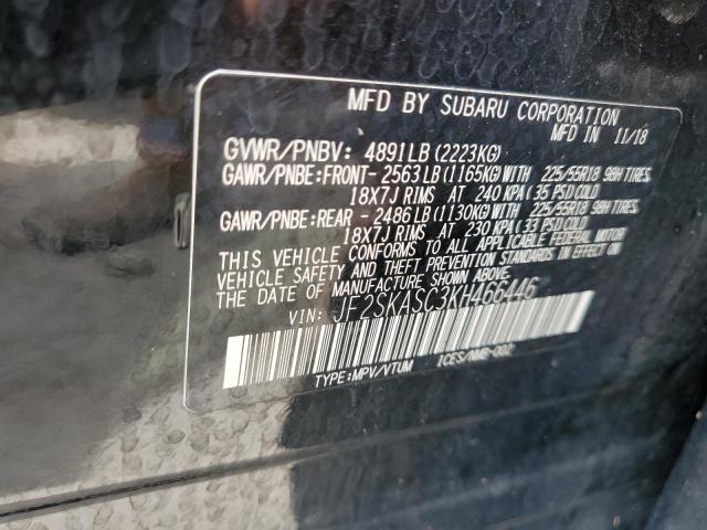 Photo 13 VIN: JF2SKASC3KH466446 - SUBARU FORESTER L 