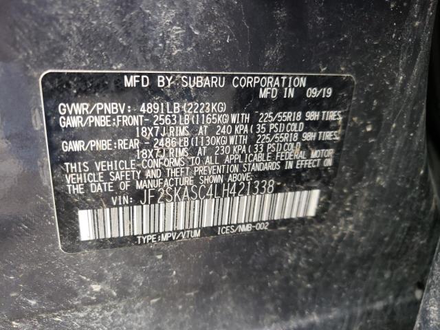 Photo 12 VIN: JF2SKASC4LH421338 - SUBARU FORESTER L 