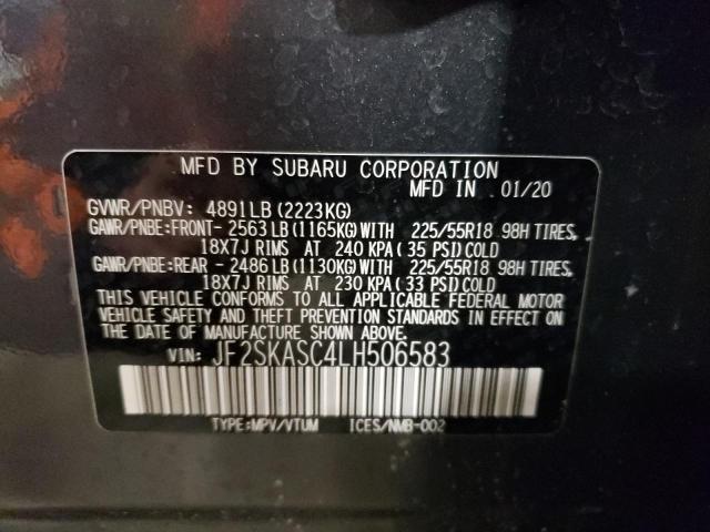 Photo 11 VIN: JF2SKASC4LH506583 - SUBARU FORESTER L 