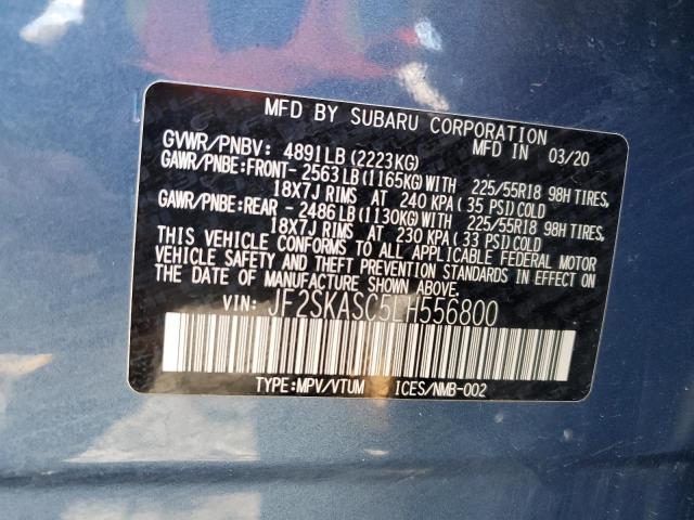 Photo 12 VIN: JF2SKASC5LH556800 - SUBARU FORESTER L 