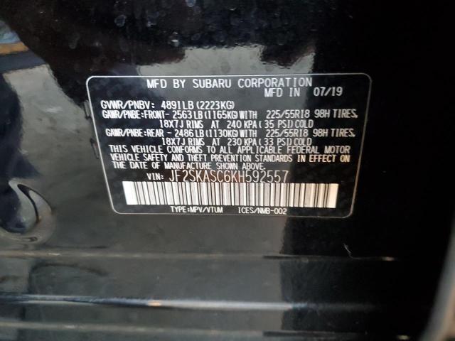 Photo 11 VIN: JF2SKASC6KH592557 - SUBARU FORESTER L 