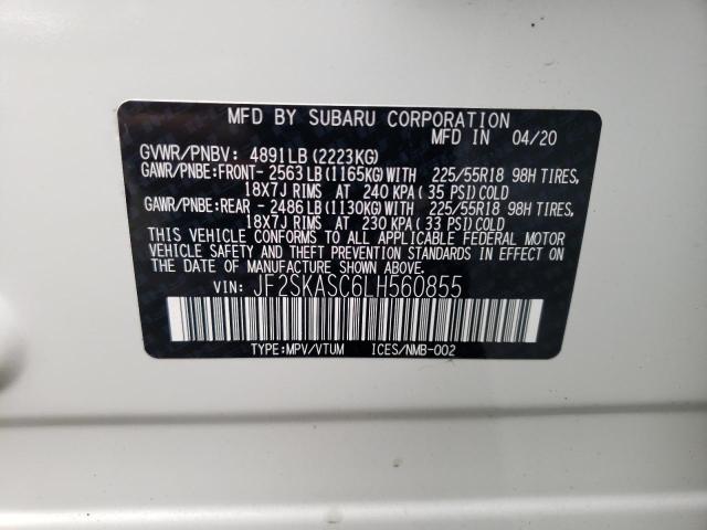 Photo 12 VIN: JF2SKASC6LH560855 - SUBARU FORESTER L 