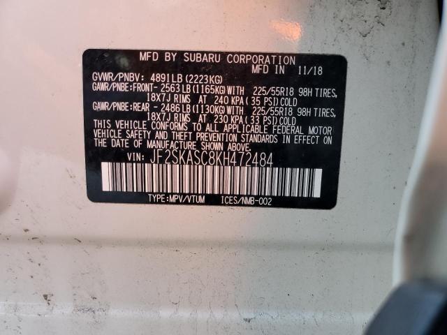 Photo 12 VIN: JF2SKASC8KH472484 - SUBARU FORESTER L 