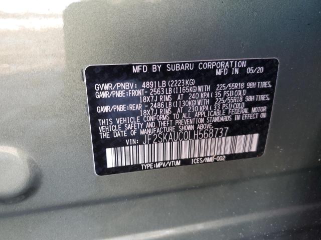 Photo 12 VIN: JF2SKAUC0LH568737 - SUBARU FORESTER 