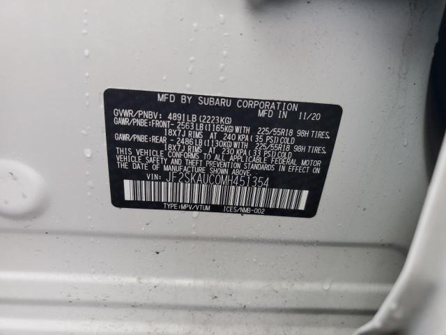 Photo 12 VIN: JF2SKAUC0MH451354 - SUBARU FORESTER 