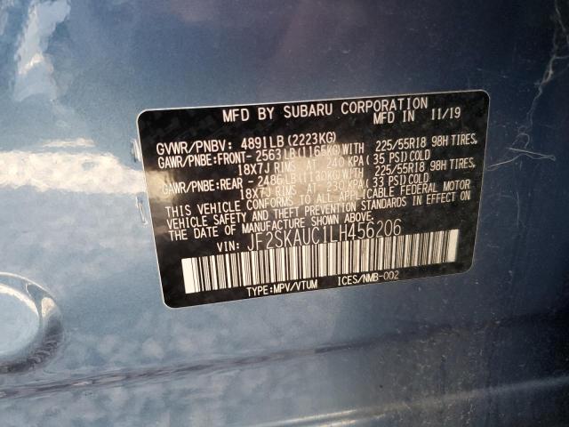 Photo 12 VIN: JF2SKAUC1LH456206 - SUBARU FORESTER L 