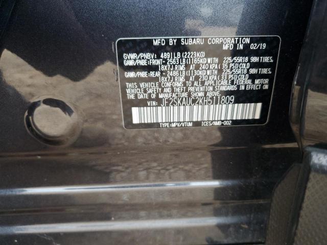 Photo 12 VIN: JF2SKAUC2KH511809 - SUBARU FORESTER L 