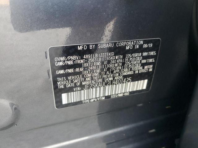 Photo 13 VIN: JF2SKAUC2LH401425 - SUBARU FORESTER L 