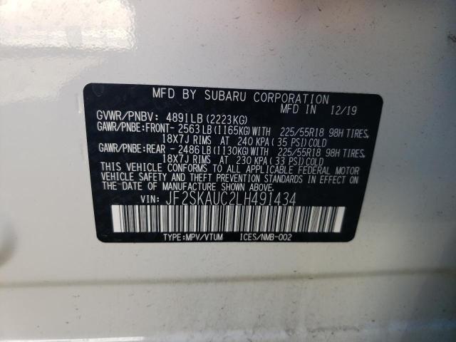 Photo 13 VIN: JF2SKAUC2LH491434 - SUBARU FORESTER L 