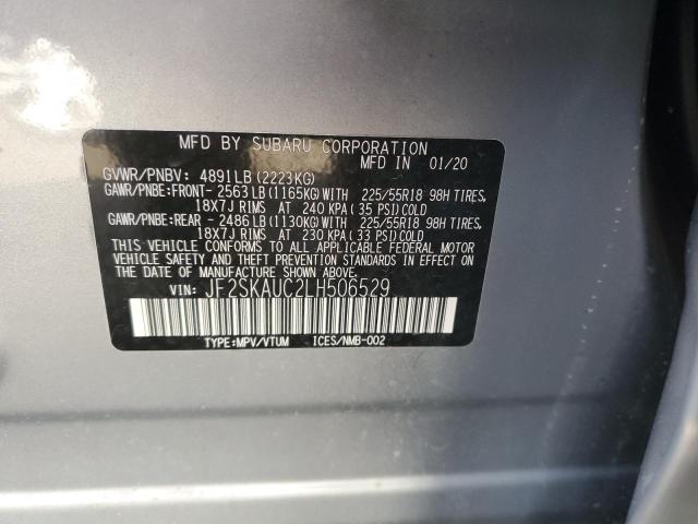 Photo 12 VIN: JF2SKAUC2LH506529 - SUBARU FORESTER L 