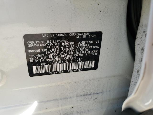 Photo 11 VIN: JF2SKAUC3MH492710 - SUBARU FORESTER 