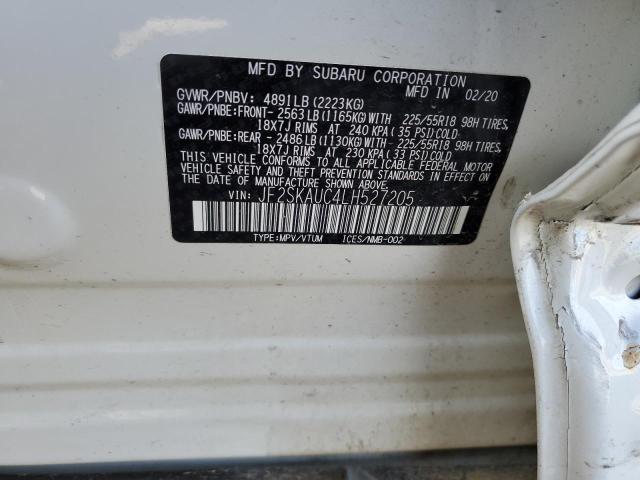 Photo 12 VIN: JF2SKAUC4LH527205 - SUBARU FORESTER L 