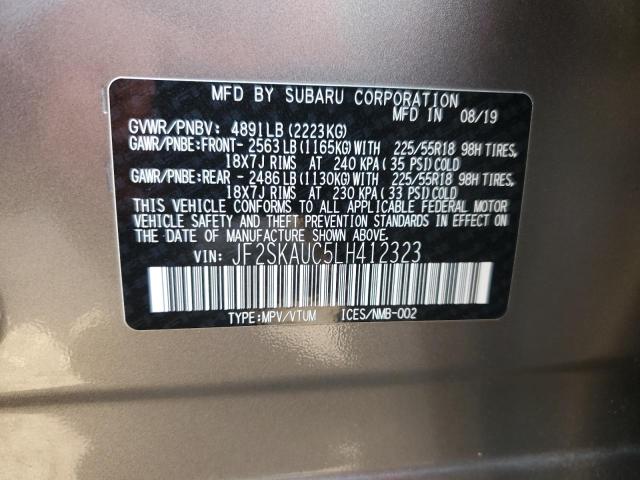 Photo 13 VIN: JF2SKAUC5LH412323 - SUBARU FORESTER 