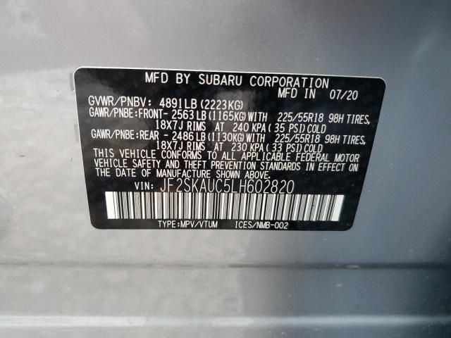 Photo 12 VIN: JF2SKAUC5LH602820 - SUBARU FORESTER L 