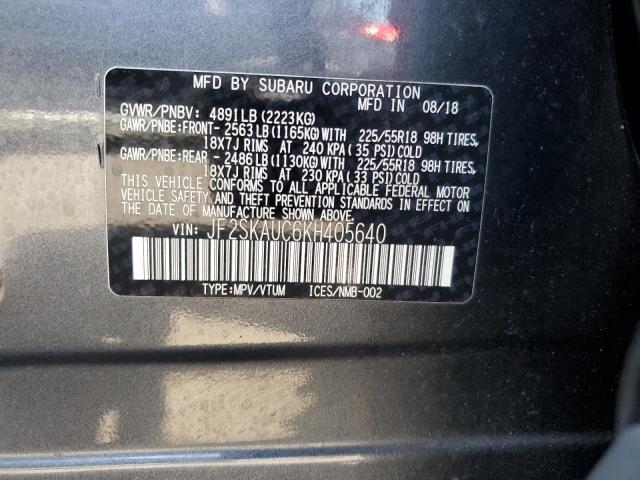 Photo 12 VIN: JF2SKAUC6KH405640 - SUBARU FORESTER L 