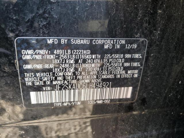 Photo 12 VIN: JF2SKAUC6LH494921 - SUBARU FORESTER L 