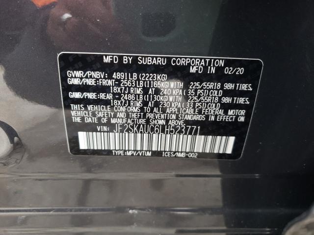 Photo 9 VIN: JF2SKAUC6LH523771 - SUBARU FORESTER L 