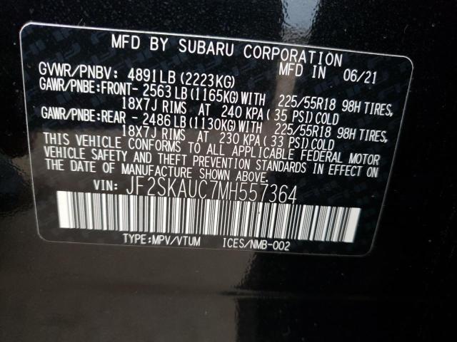 Photo 12 VIN: JF2SKAUC7MH557364 - SUBARU FORESTER L 