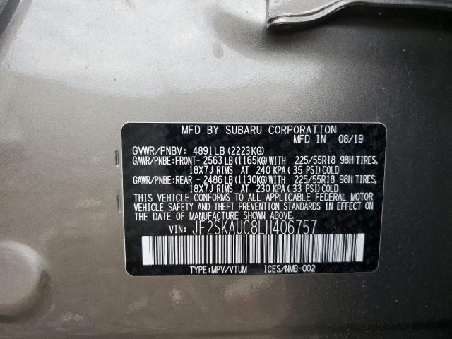 Photo 12 VIN: JF2SKAUC8LH406757 - SUBARU FORESTER 