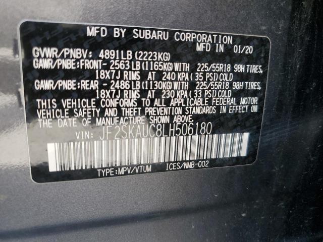 Photo 11 VIN: JF2SKAUC8LH506180 - SUBARU FORESTER L 