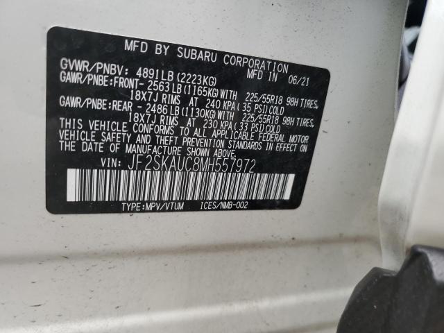 Photo 12 VIN: JF2SKAUC8MH557972 - SUBARU FORESTER L 