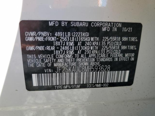 Photo 11 VIN: JF2SKAUC8MH593628 - SUBARU FORESTER 