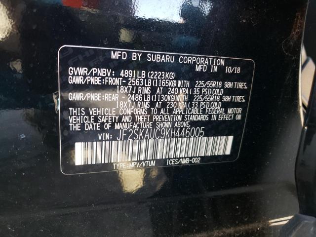 Photo 11 VIN: JF2SKAUC9KH446005 - SUBARU FORESTER L 