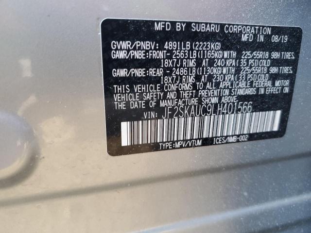 Photo 11 VIN: JF2SKAUC9LH401566 - SUBARU FORESTER L 