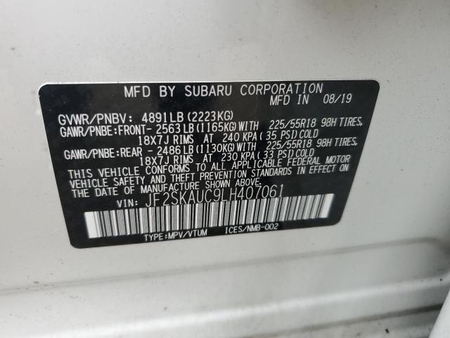 Photo 11 VIN: JF2SKAUC9LH407061 - SUBARU FORESTER L 