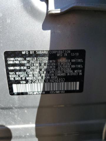 Photo 11 VIN: JF2SKAUC9LH494492 - SUBARU FORESTER L 