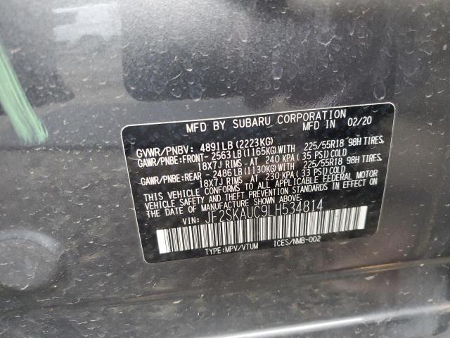 Photo 12 VIN: JF2SKAUC9LH534814 - SUBARU FORESTER L 