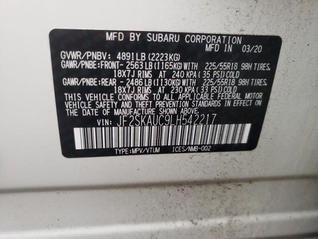 Photo 11 VIN: JF2SKAUC9LH542217 - SUBARU FORESTER L 