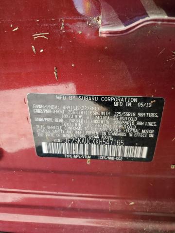 Photo 13 VIN: JF2SKAUCXKH547165 - SUBARU FORESTER L 