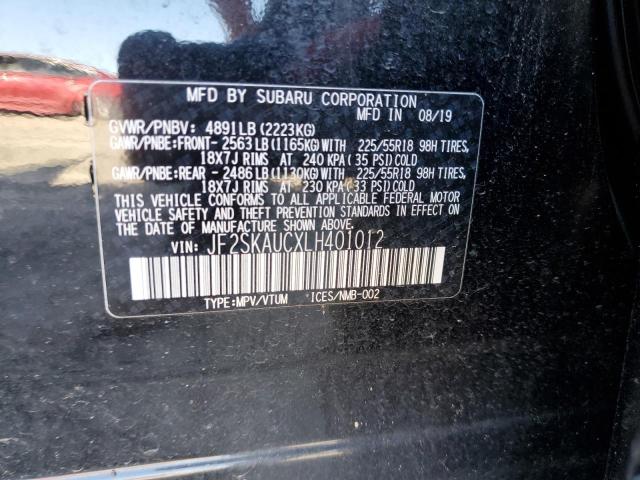 Photo 11 VIN: JF2SKAUCXLH401012 - SUBARU FORESTER L 