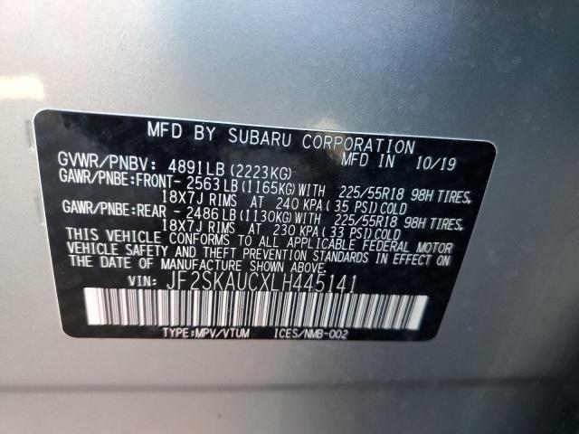 Photo 13 VIN: JF2SKAUCXLH445141 - SUBARU FORESTER L 