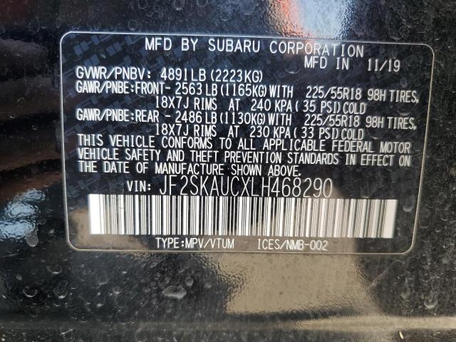 Photo 12 VIN: JF2SKAUCXLH468290 - SUBARU FORESTER L 