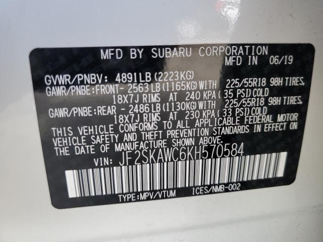 Photo 13 VIN: JF2SKAWC6KH570584 - SUBARU FORESTER T 