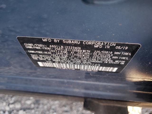 Photo 9 VIN: JF2SKAWC8KH552149 - SUBARU FORESTER T 