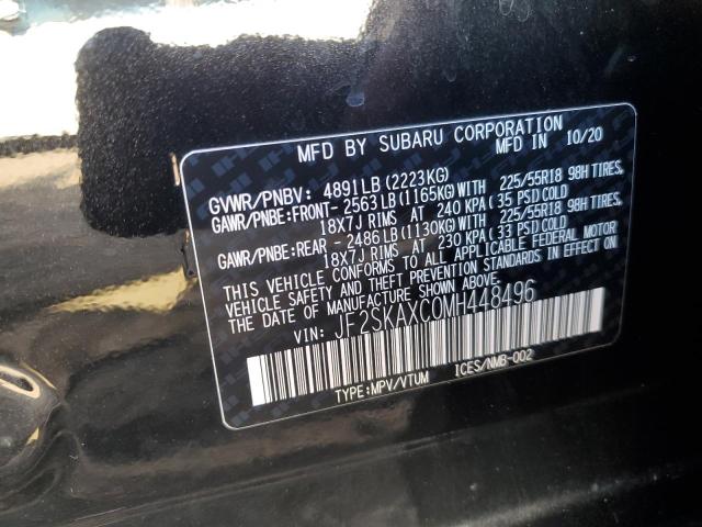 Photo 13 VIN: JF2SKAXC0MH448496 - SUBARU FORESTER T 