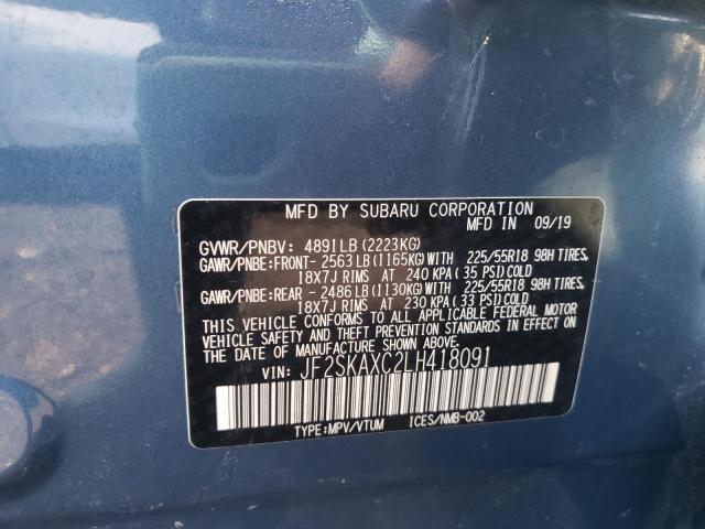 Photo 11 VIN: JF2SKAXC2LH418091 - SUBARU FORESTER T 