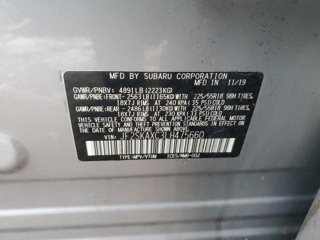 Photo 12 VIN: JF2SKAXC3LH475660 - SUBARU FORESTER T 