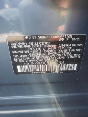 Photo 9 VIN: JF2SKAXC3LH500704 - SUBARU FORESTER T 