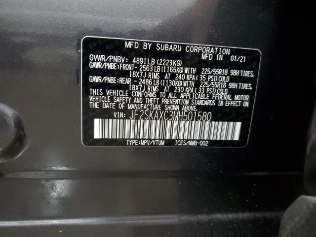 Photo 13 VIN: JF2SKAXC3MH501580 - SUBARU FORESTER T 