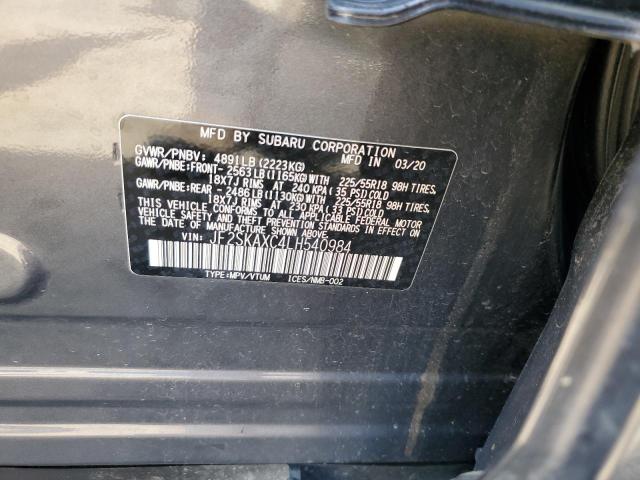 Photo 12 VIN: JF2SKAXC4LH540984 - SUBARU FORESTER 