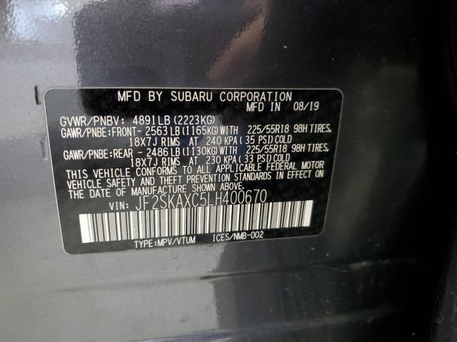 Photo 12 VIN: JF2SKAXC5LH400670 - SUBARU FORESTER T 