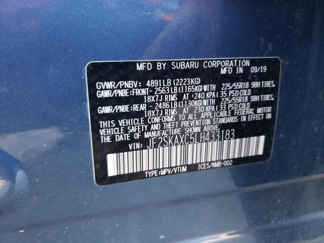 Photo 12 VIN: JF2SKAXC5LH433183 - SUBARU FORESTER 