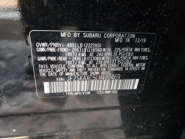 Photo 9 VIN: JF2SKAXC5LH480469 - SUBARU FORESTER T 