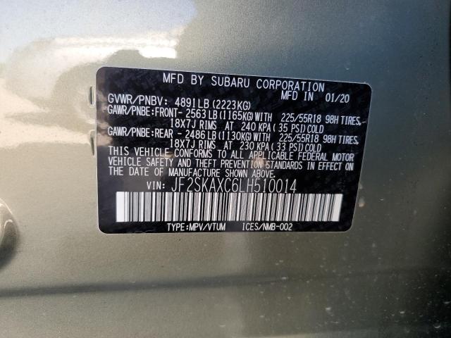 Photo 12 VIN: JF2SKAXC6LH510014 - SUBARU FORESTER 