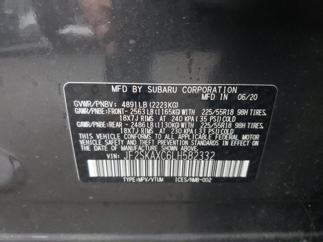 Photo 9 VIN: JF2SKAXC6LH582332 - SUBARU FORESTER T 