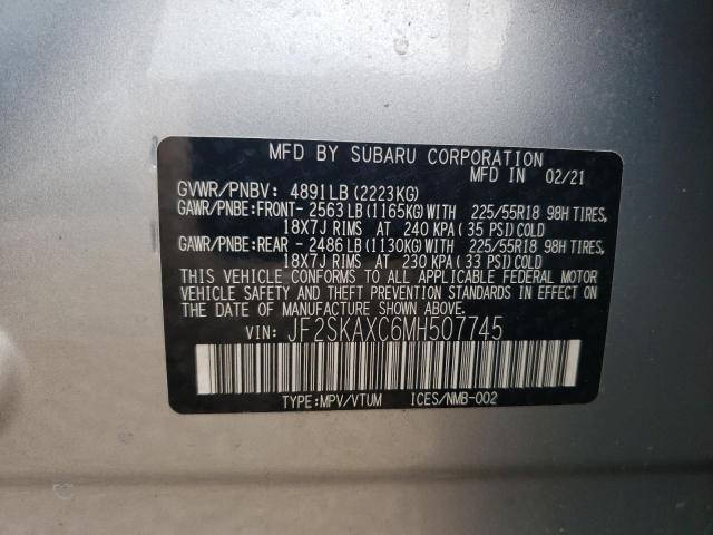 Photo 12 VIN: JF2SKAXC6MH507745 - SUBARU FORESTER 